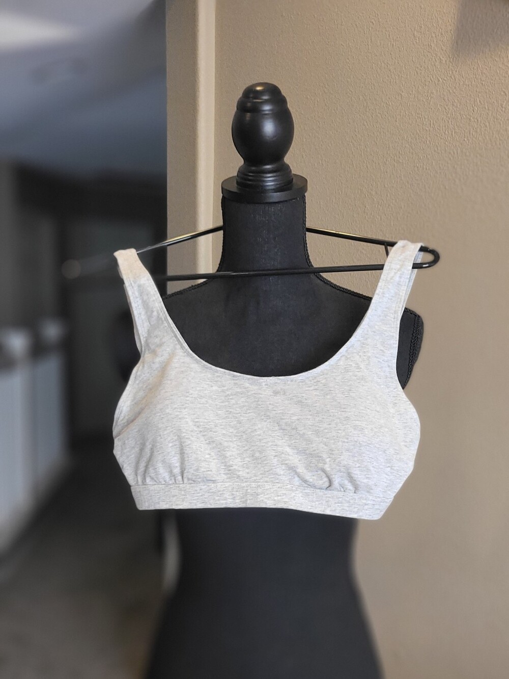 PINK Victoria's Secret Light Grey Seamless Bralette